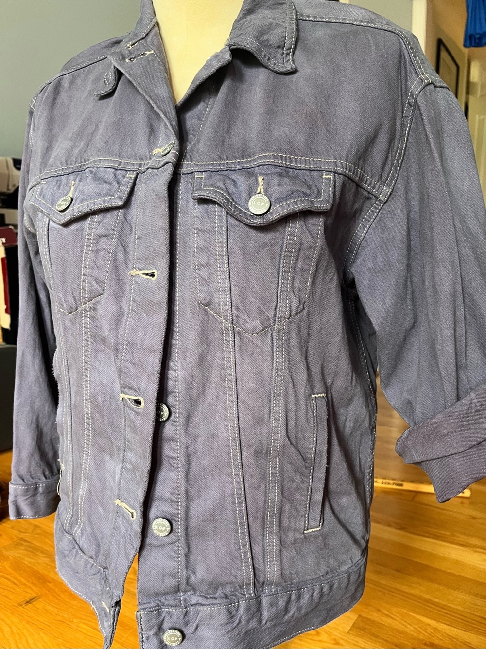 Loft Jean Jacket Blue XS